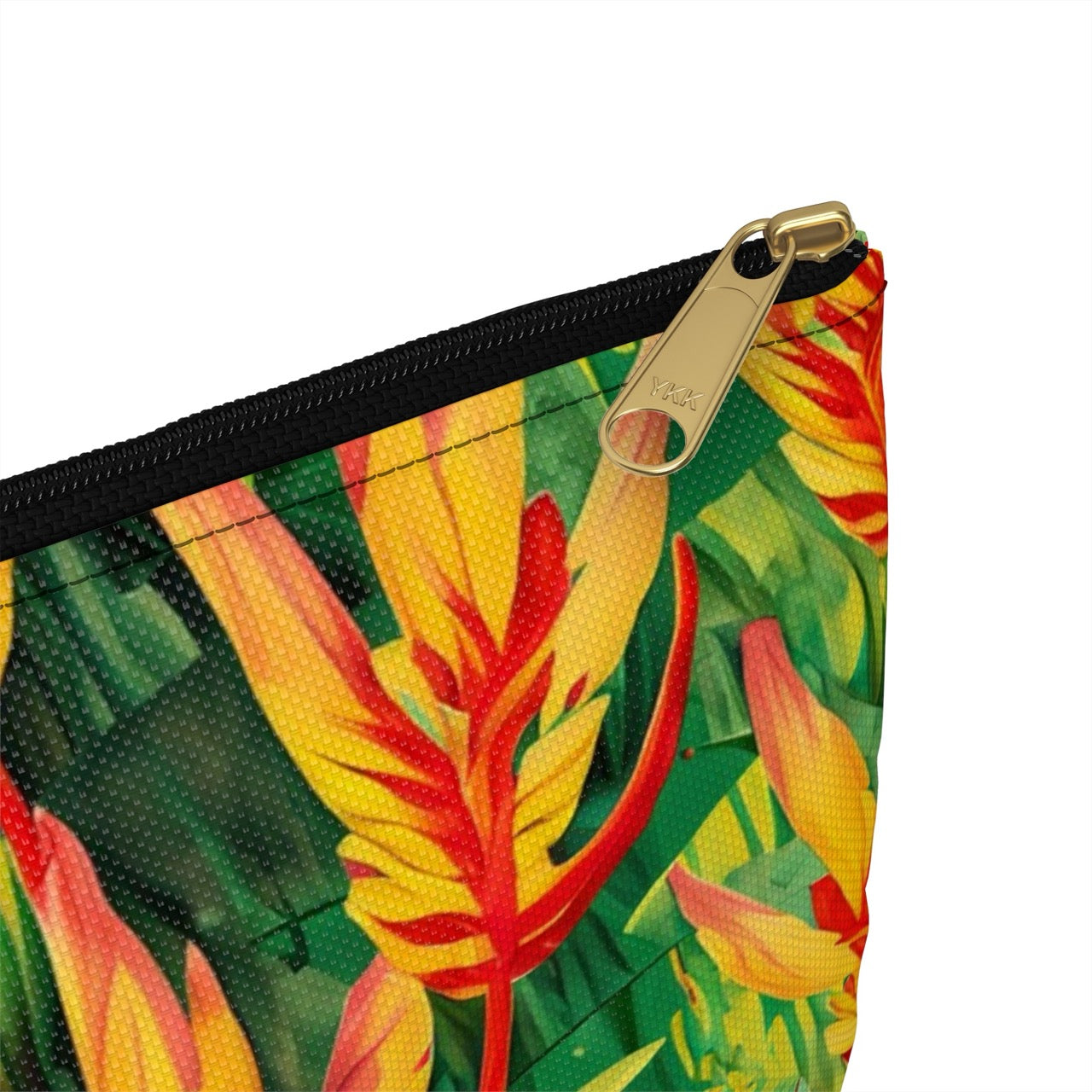 Sun-Kissed Rainforest Glow Accessory Pouch – Vibrant Tropical Foliage Organizer for Everyday Use