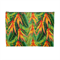 Sun-Kissed Rainforest Glow Accessory Pouch – Vibrant Tropical Foliage Organizer for Everyday Use