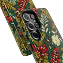 Crimson Flora Symphony Samsung Galaxy Case – Dual-Layer Floral Protection