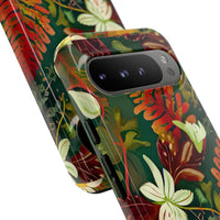 Verdant Cascade Elegance Google Pixel Tough Case | Tropical Floral Art