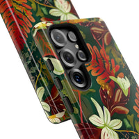 Verdant Cascade Elegance Samsung Galaxy Tough Case | Tropical Design
