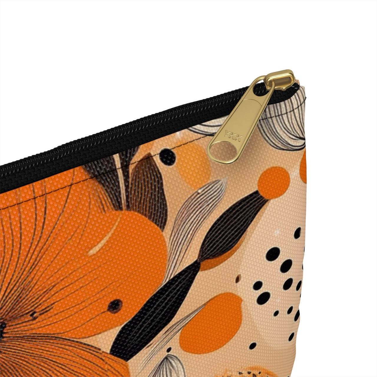 Autumn Glow Blossoms Accessory Pouch – Chic Floral Organizer for Everyday Essentials