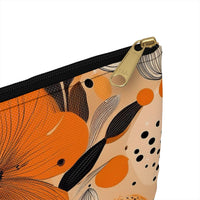 Autumn Glow Blossoms Accessory Pouch – Chic Floral Organizer for Everyday Essentials