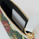 Crimson Flora Symphony Mini Clutch – Vibrant Cruelty-Free Leather