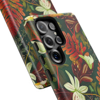 Verdant Cascade Elegance Samsung Galaxy Tough Case | Tropical Design
