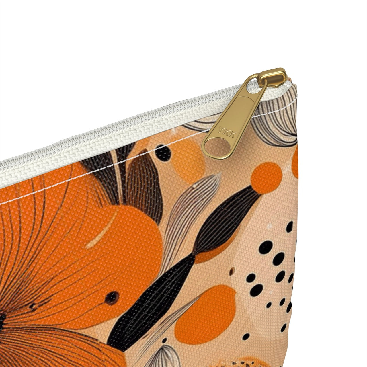 Autumn Glow Blossoms Accessory Pouch – Chic Floral Organizer for Everyday Essentials