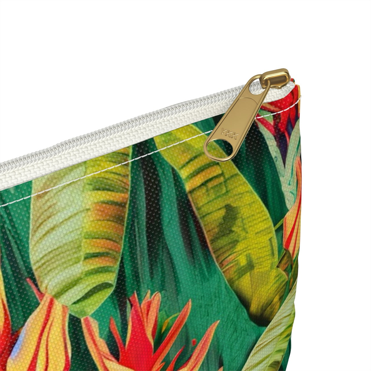Luminous Botanical Dream Accessory Pouch – Vibrant Tropical Foliage Organizer for Everyday Use