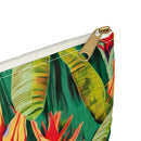 Luminous Botanical Dream Accessory Pouch – Vibrant Tropical Foliage Organizer for Everyday Use