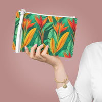 Tropical Sunset Bloom Clutch Bag – Vibrant Saffiano Vegan Leather
