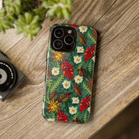 Autumn Bloom Harmony iPhone Tough Case – Vibrant Dual-Layer Protection