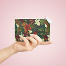 Verdant Cascade Elegance Mini Clutch – Vibrant Cruelty-Free Leather