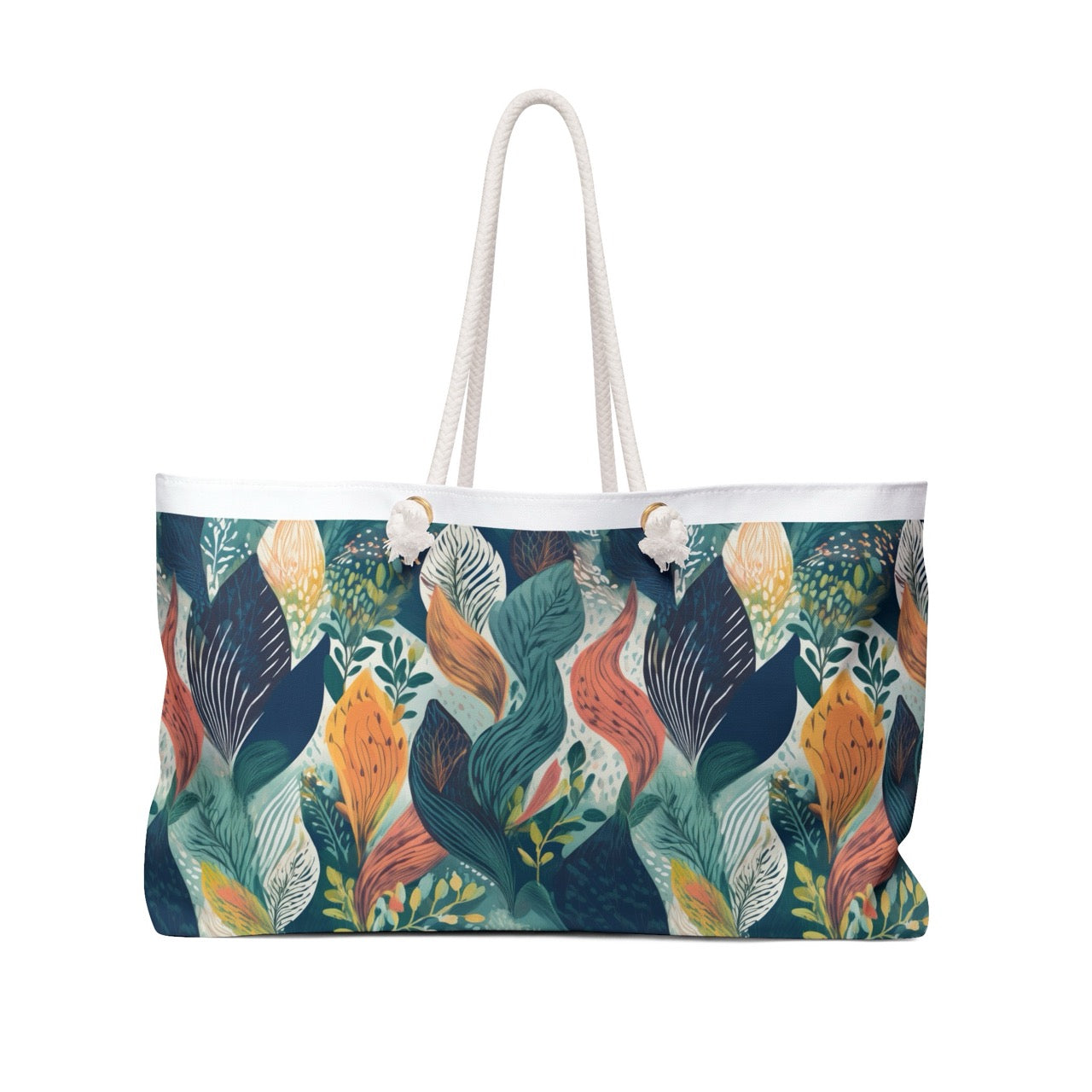 Tropical Twilight Elegance Weekender Tote Bag – Stylish & Spacious for Everyday Adventures