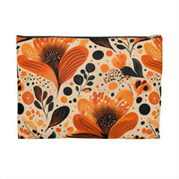Sunlit Blooms Symphony Accessory Pouch – Warm Autumn Floral Organizer for Everyday Essentials