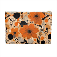 Autumn Glow Blossoms Accessory Pouch – Chic Floral Organizer for Everyday Essentials