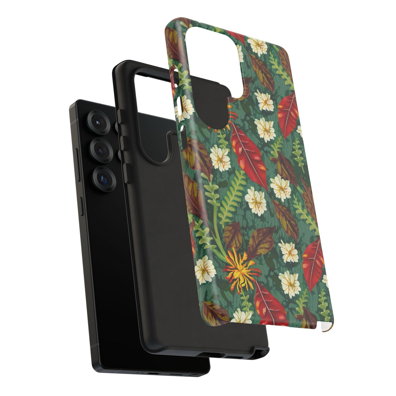 Autumn Bloom Harmony Samsung Galaxy Case – Vibrant Dual-Layer Protection