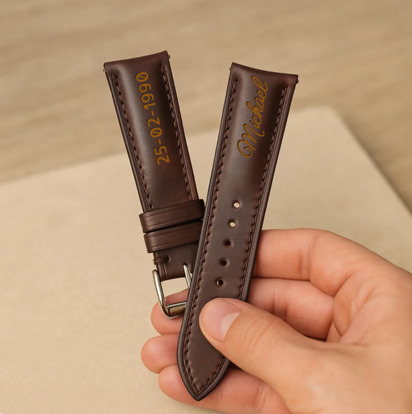 Leather watch straps
