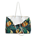 Vibrant Harmony Leaves Weekender Tote Bag – Stylish, Spacious & Durable for Everyday Use