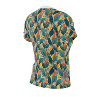 Autumn Symphony Botanicals Women's T-Shirt – Elegant Fall-Inspired Floral Tee for Effortless Style
