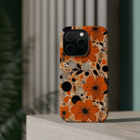 Autumn Glow Blossoms iPhone Magnetic Tough Cases – Robust Protection, Impact Resistant & MagSafe® Compatible