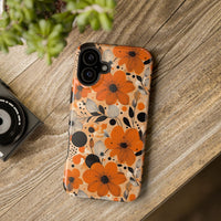 Autumn Glow Blossoms iPhone Magnetic Tough Cases – Robust Protection, Impact Resistant & MagSafe® Compatible