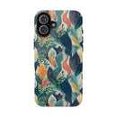 Tropical Twilight Elegance iPhone Tough Phone Cases – Superior Protection, Shock Dispersion & Wireless Charging Compatible