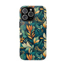 Golden Hour Foliage iPhone Tough Phone Cases – Superior Protection, Shock Dispersion & Wireless Charging Compatible