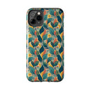 Autumn Symphony Botanicals iPhone Tough Phone Cases – Superior Protection, Shock Dispersion & Wireless Charging Compatible