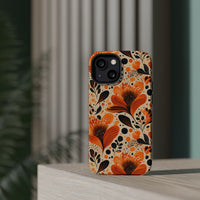 Sunlit Blooms Symphony iPhone Magnetic Tough Cases – Robust Protection, Impact Resistant & MagSafe® Compatible