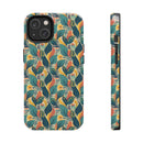 Autumn Symphony Botanicals iPhone Tough Phone Cases – Superior Protection, Shock Dispersion & Wireless Charging Compatible