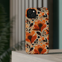 Sunlit Blooms Symphony iPhone Magnetic Tough Cases – Robust Protection, Impact Resistant & MagSafe® Compatible