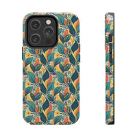 Autumn Symphony Botanicals iPhone Tough Phone Cases – Superior Protection, Shock Dispersion & Wireless Charging Compatible