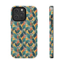 Autumn Symphony Botanicals iPhone Tough Phone Cases – Superior Protection, Shock Dispersion & Wireless Charging Compatible