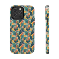 Autumn Symphony Botanicals iPhone Tough Phone Cases – Superior Protection, Shock Dispersion & Wireless Charging Compatible