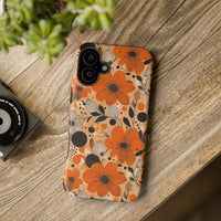 Autumn Glow Blossoms iPhone Magnetic Tough Cases – Robust Protection, Impact Resistant & MagSafe® Compatible