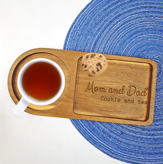 Wood treat tray